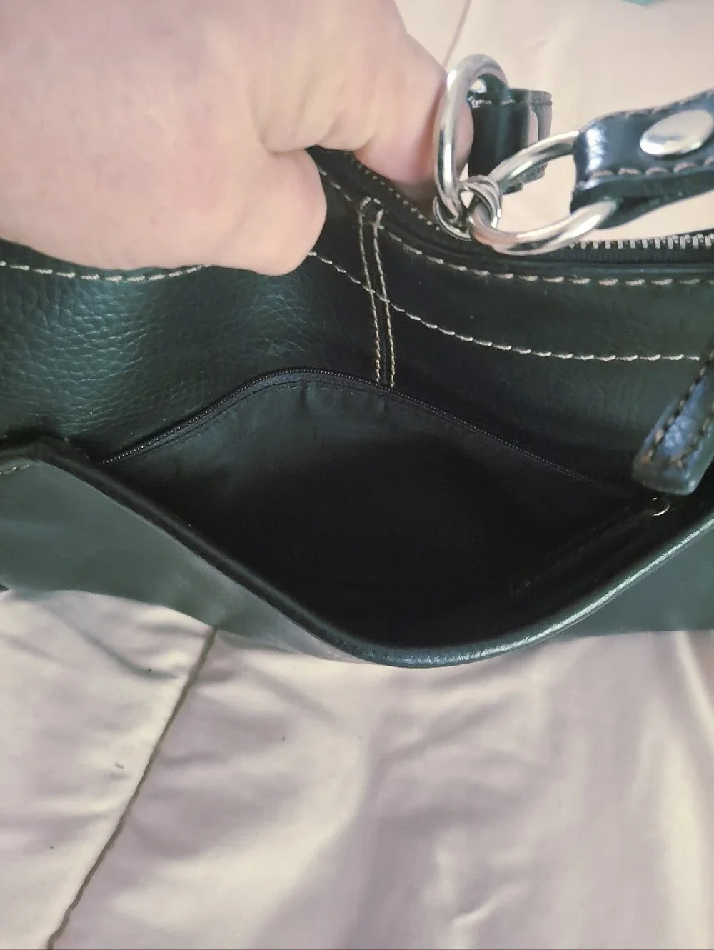 Jones New York Chocolate Brown Hobo Bag